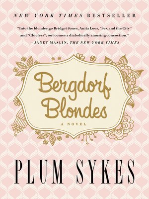 cover image of Bergdorf Blondes